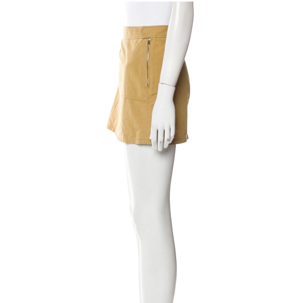 NWOT A.P.C. Mustard/ Tan Mini Skirt, size Small - Picture 5 of 6